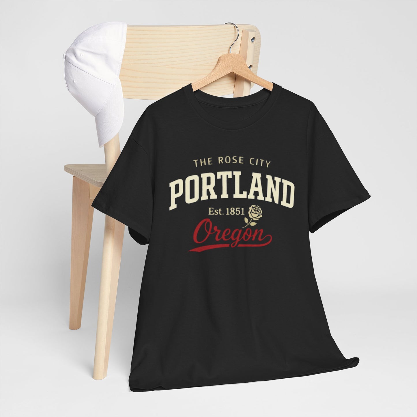 Portland Oregon T-Shirt — The Rose City Est. 1851 Vintage Tee