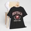 Dark Slate Gray Buffalo city New York Born to Win T-Shirt