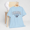 Light Blue Tampa Florida Graphic Tee — Vintage Collegiate City Shirt
