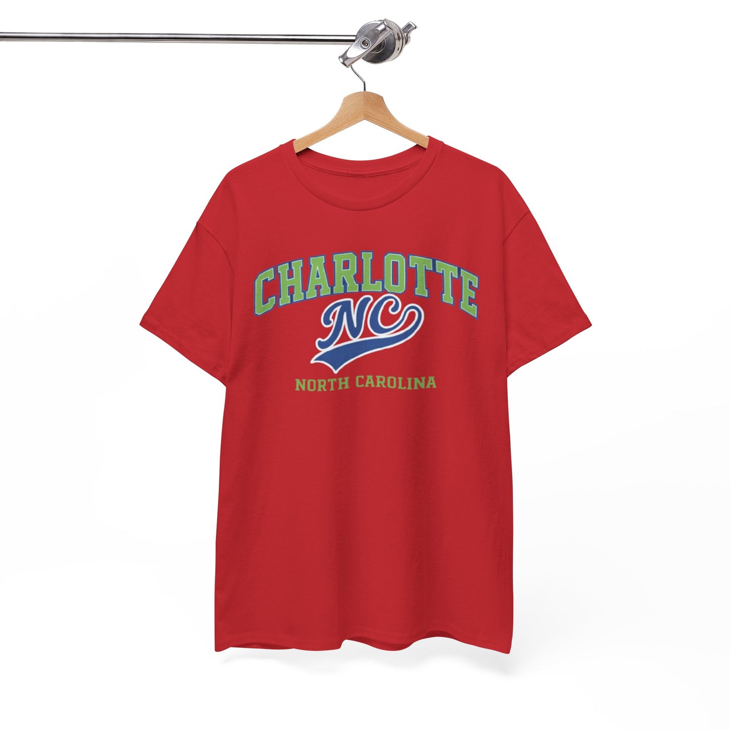 Charlotte NC North Carolina T Shirt –  Varsity Style Graphic Tee