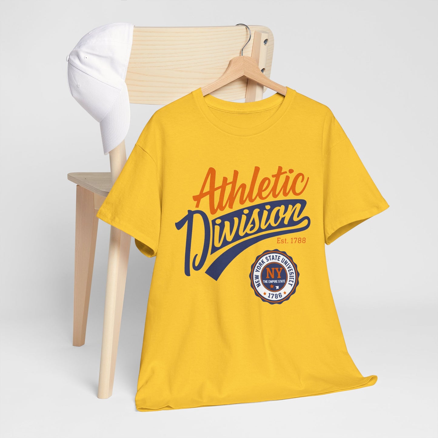 Athletic Division NY Vintage Graphic Tee collegiate style t-shirt