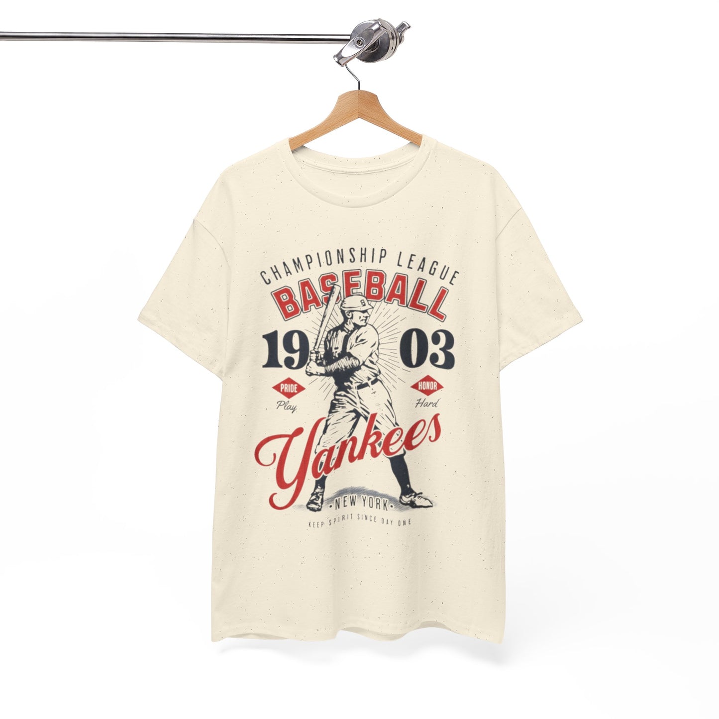 New York Baseball Yankees Tee — Vintage 1903 Championship Player Graphic T-Shirt