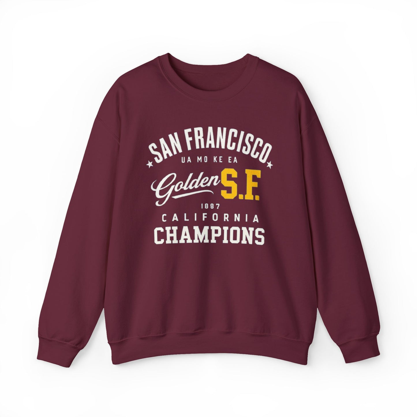 Dark Slate Gray San Francisco Golden SF Crewneck Sweatshirt – California City Champions Streetwear