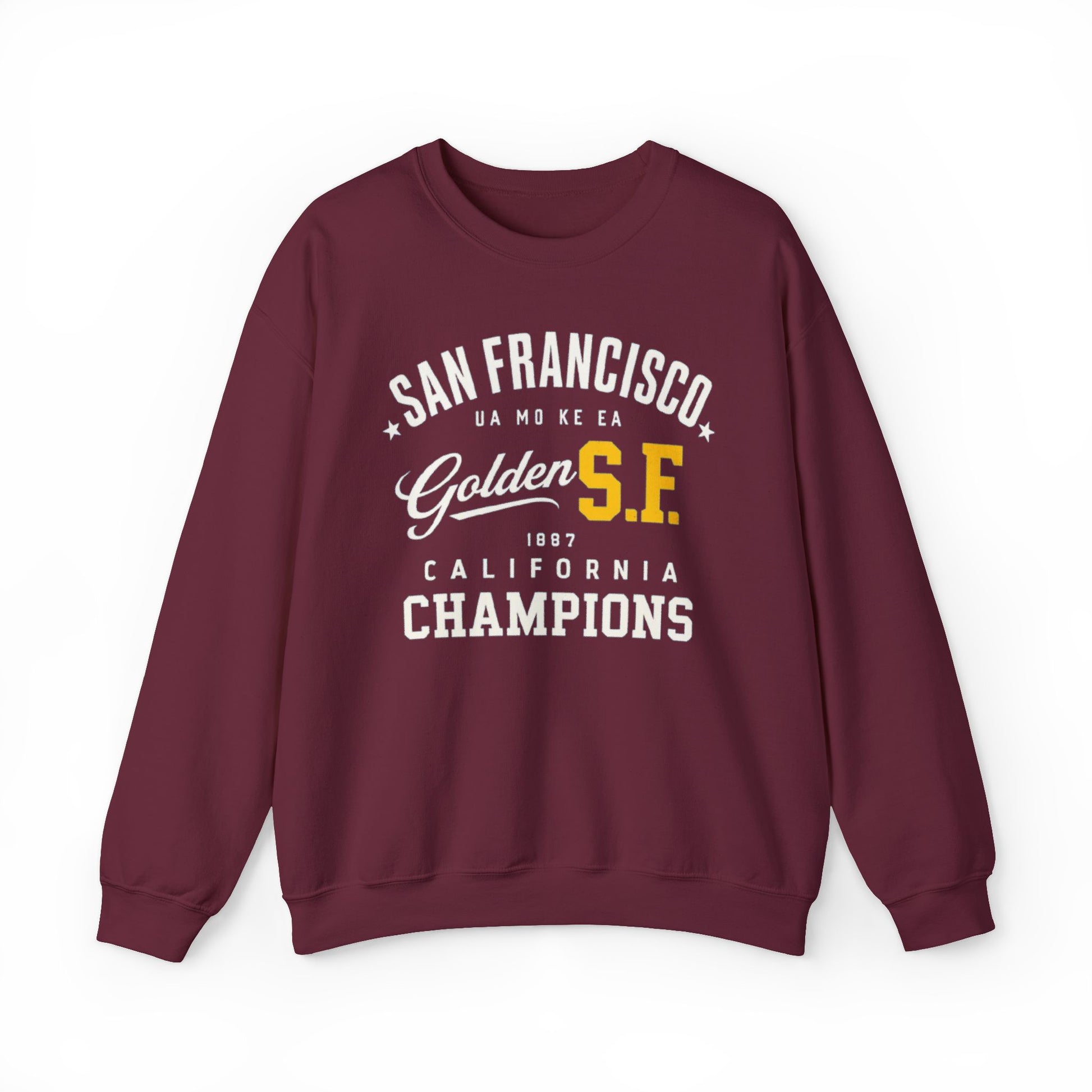 Dark Slate Gray San Francisco Golden SF Crewneck Sweatshirt – California City Champions Streetwear