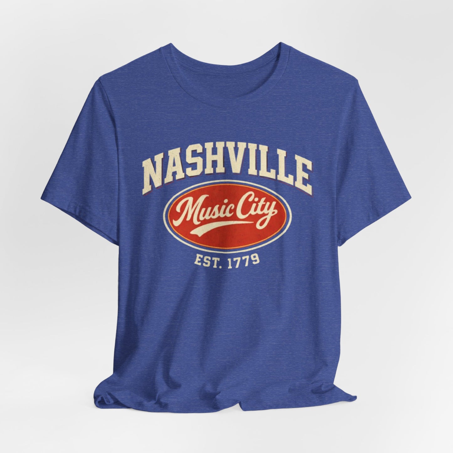 Nashville Music City Tee — Vintage Retro Music Tour T‑Shirt