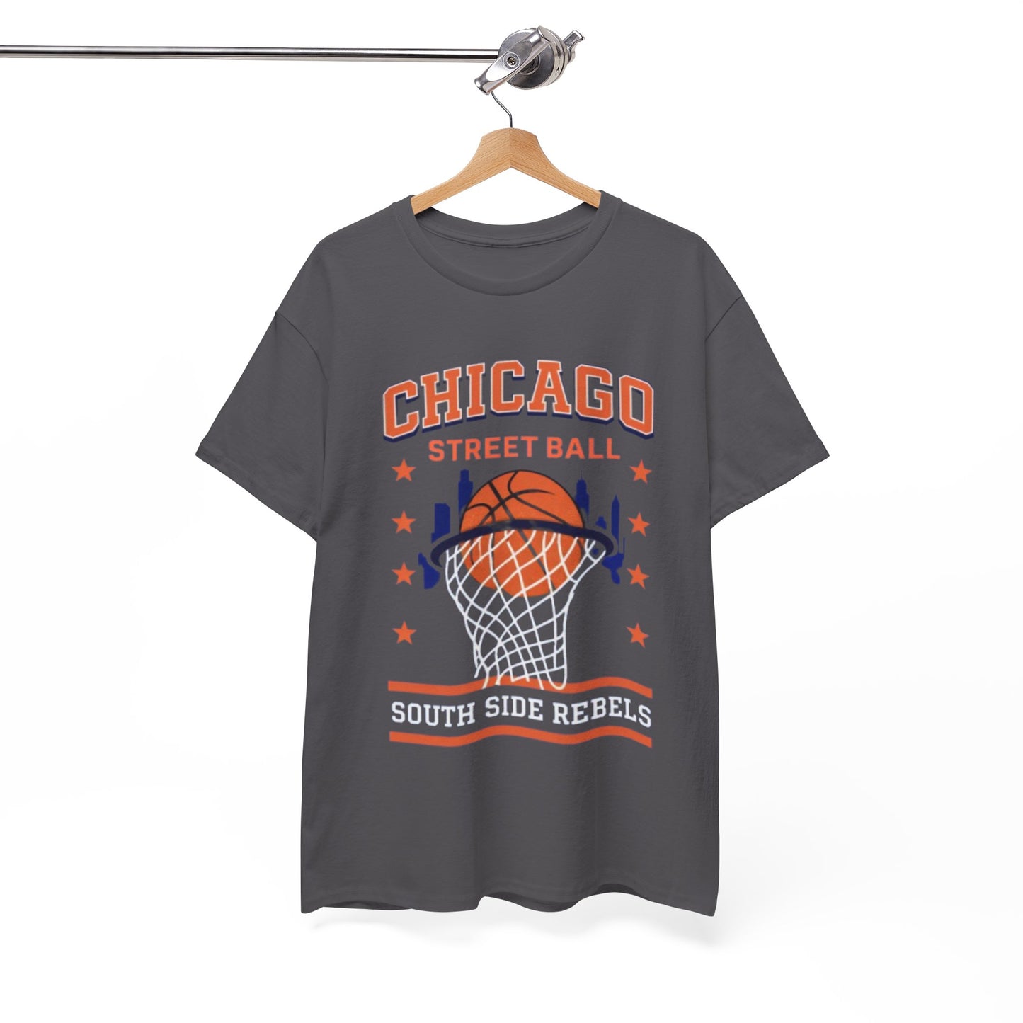 Chicago Street Ball South Side Rebels T-Shirt – Urban Basketball Streetwear Tee