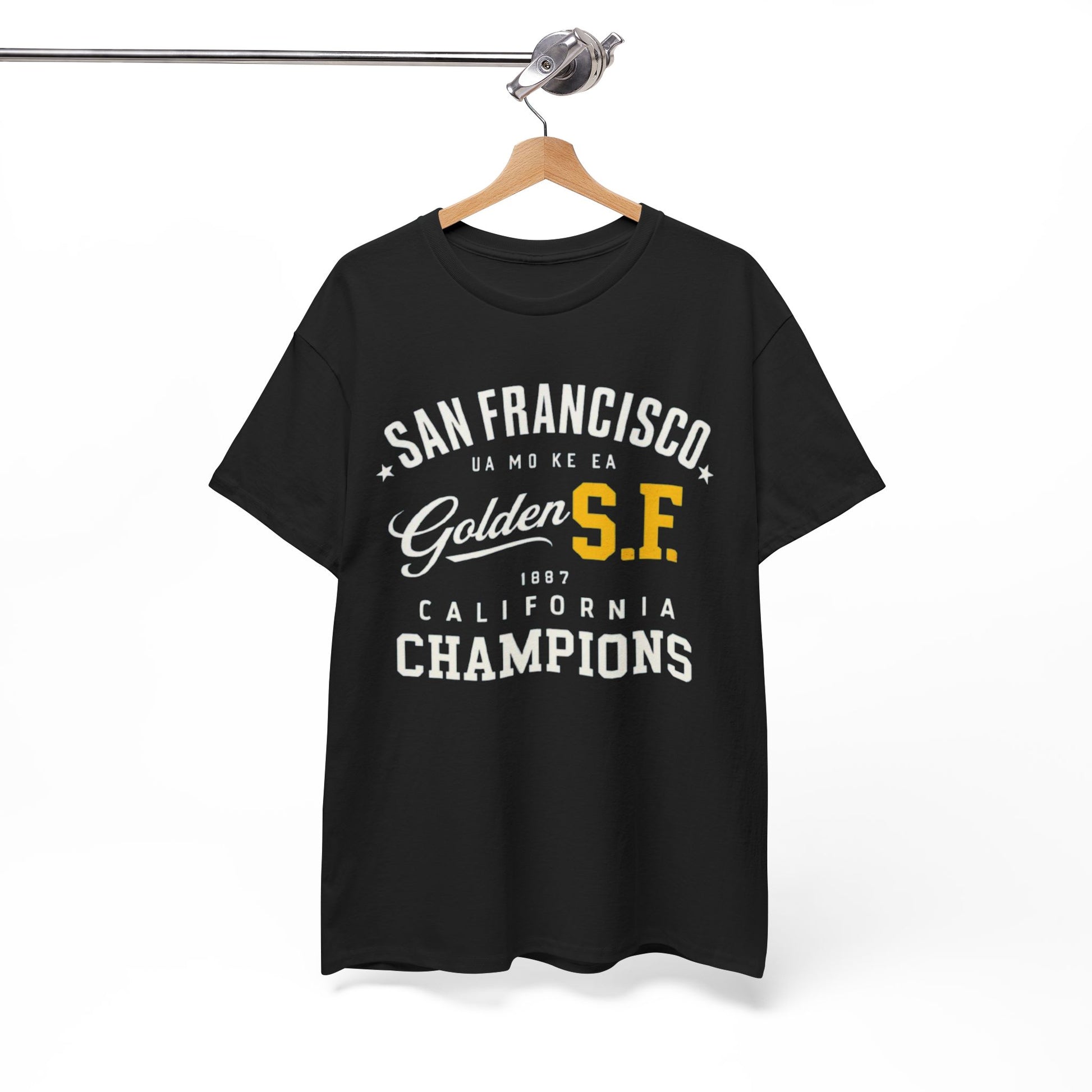 White Smoke Golden S.F. Champions San Francisco Heritage T-Shirt – California City  Tee
