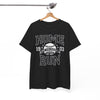 White Smoke Home Run Baseball Tee — Vintage New York Baseball Graphic Shirt