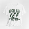 Lavender Green Bay Football Vintage Tee — "Green Bay WI Football Est. 1919"