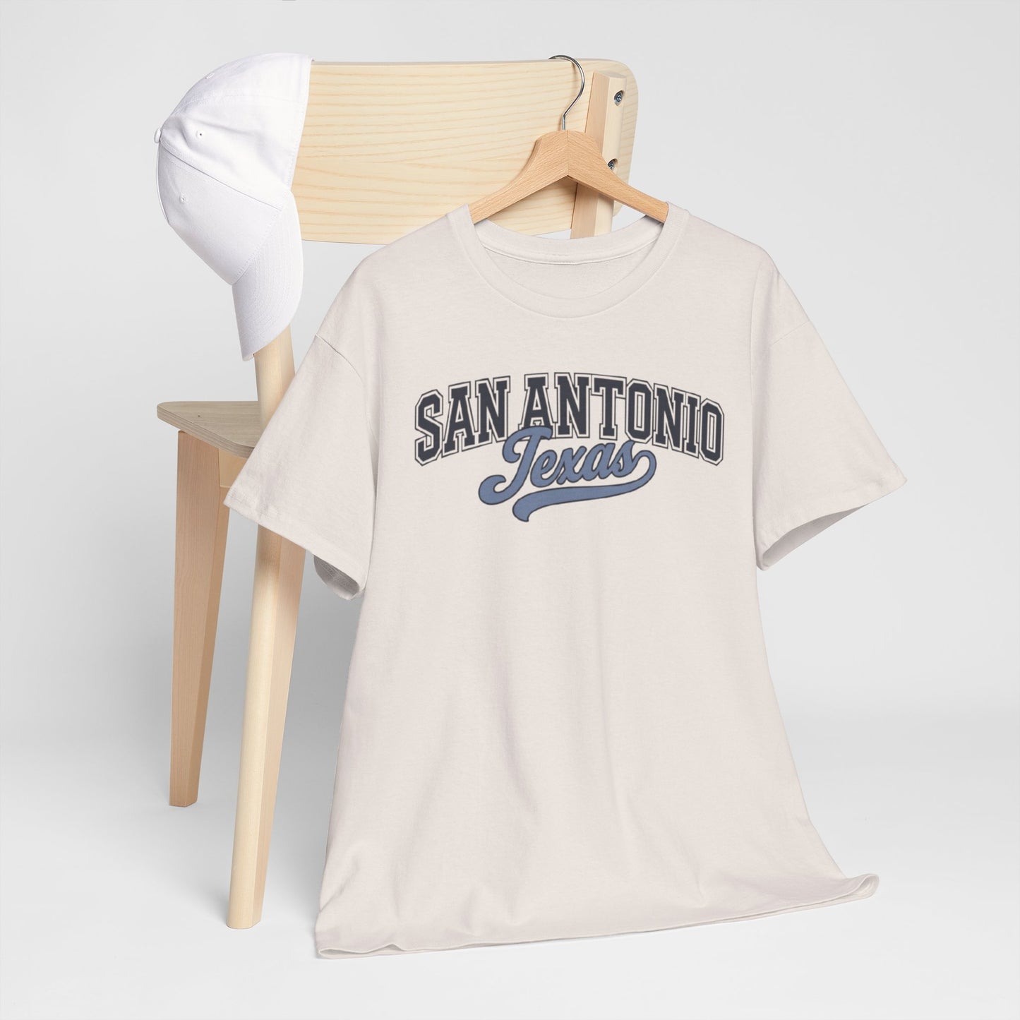San Antonio Texas Retro Script T-Shirt — Vintage City Tee