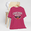 Maroon Chicago Hoops T-Shirt — Windy City Basketball Tee (Est. 1966)