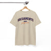 White Smoke Sacramento California Vintage Arch Tee — City  Graphic T-Shirt