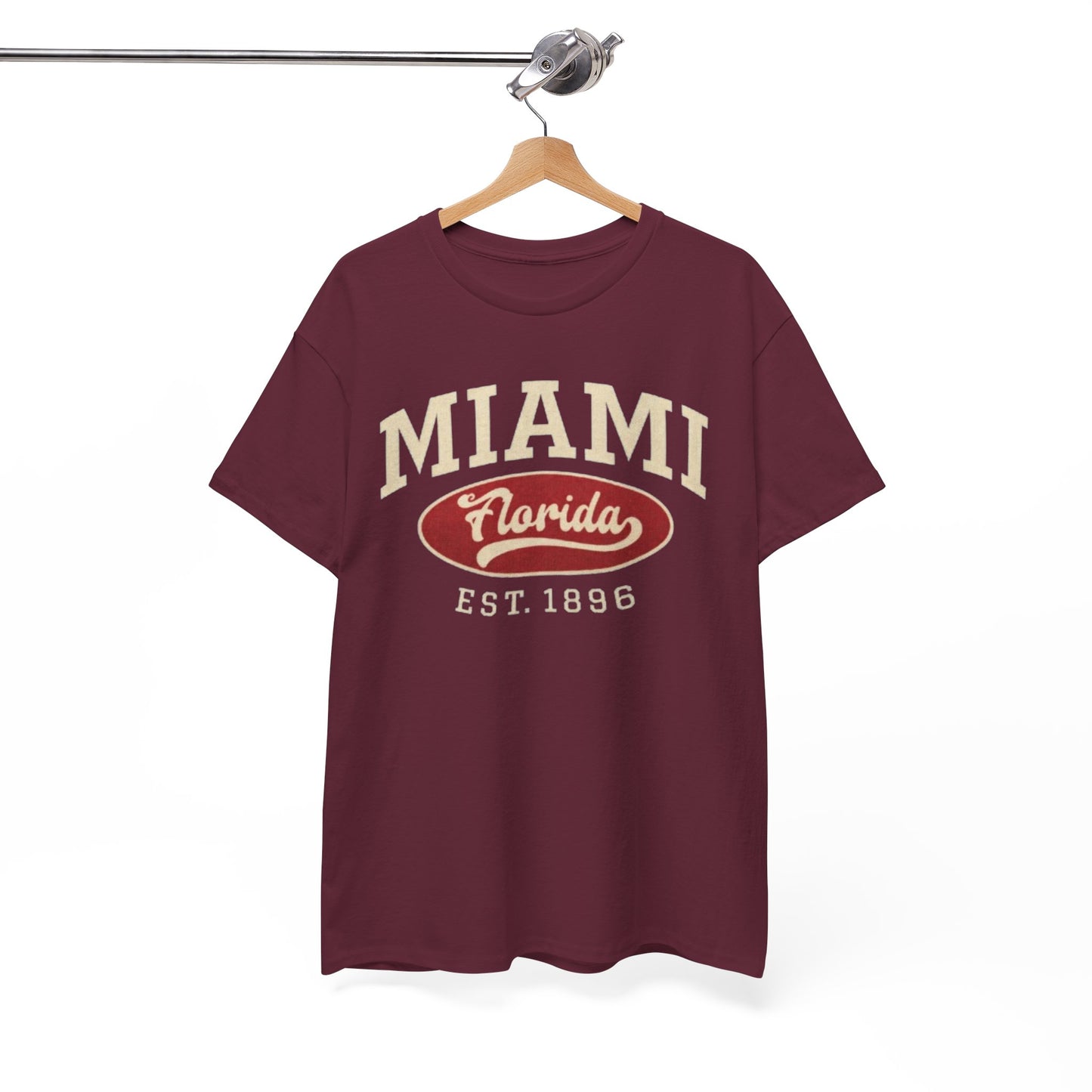 Miami Florida Vintage Tee — EST. 1896 Retro City T-Shirt