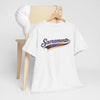 Lavender Sacramento California Retro Script T-Shirt