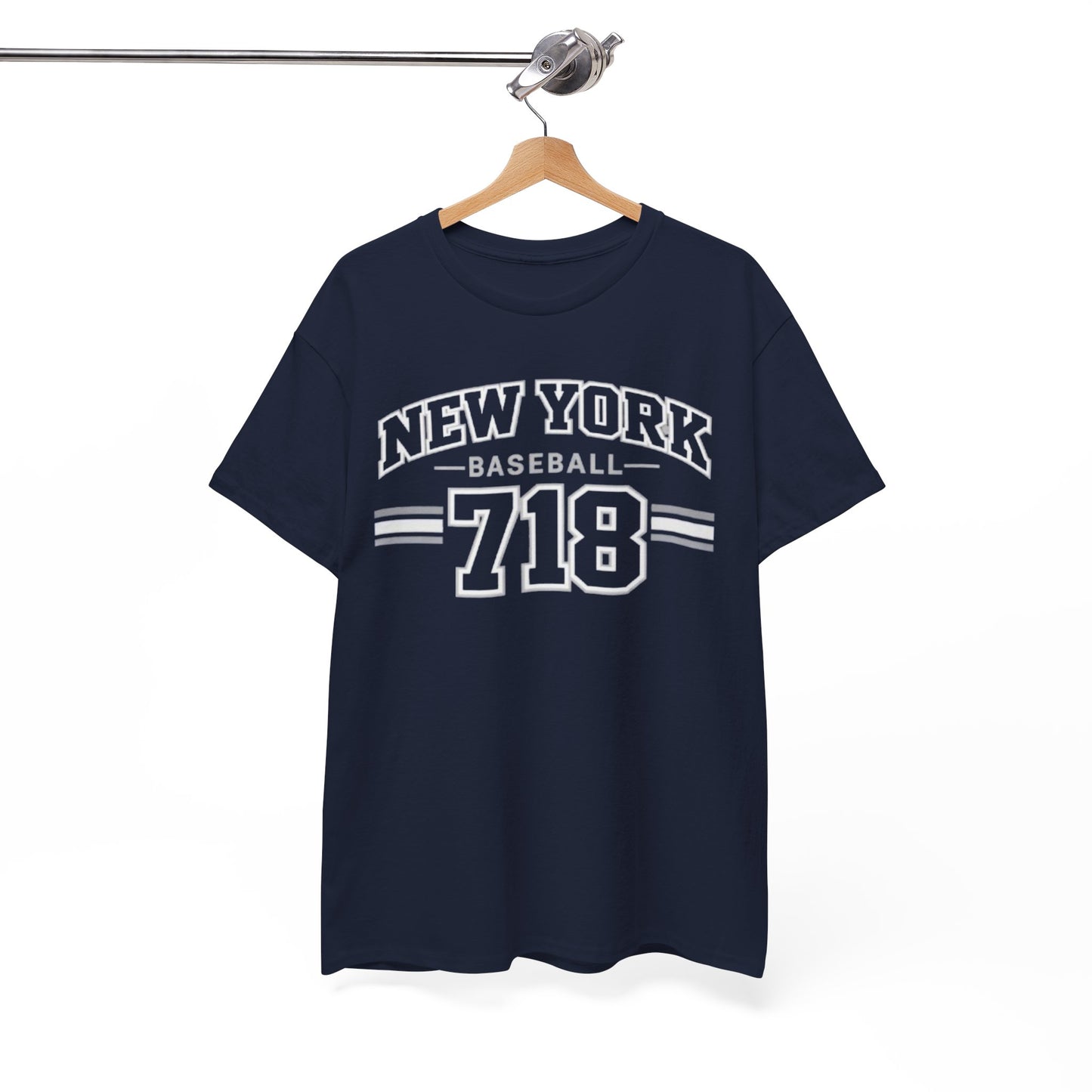 New York Baseball 718 Tee — Vintage City T‑Shirt