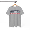 White Smoke Columbus Blue Jackets Retro Block  T-Shirt