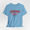 Cornflower Blue Chicago Hoops Tee – Vintage Chicago Basketball Shirt