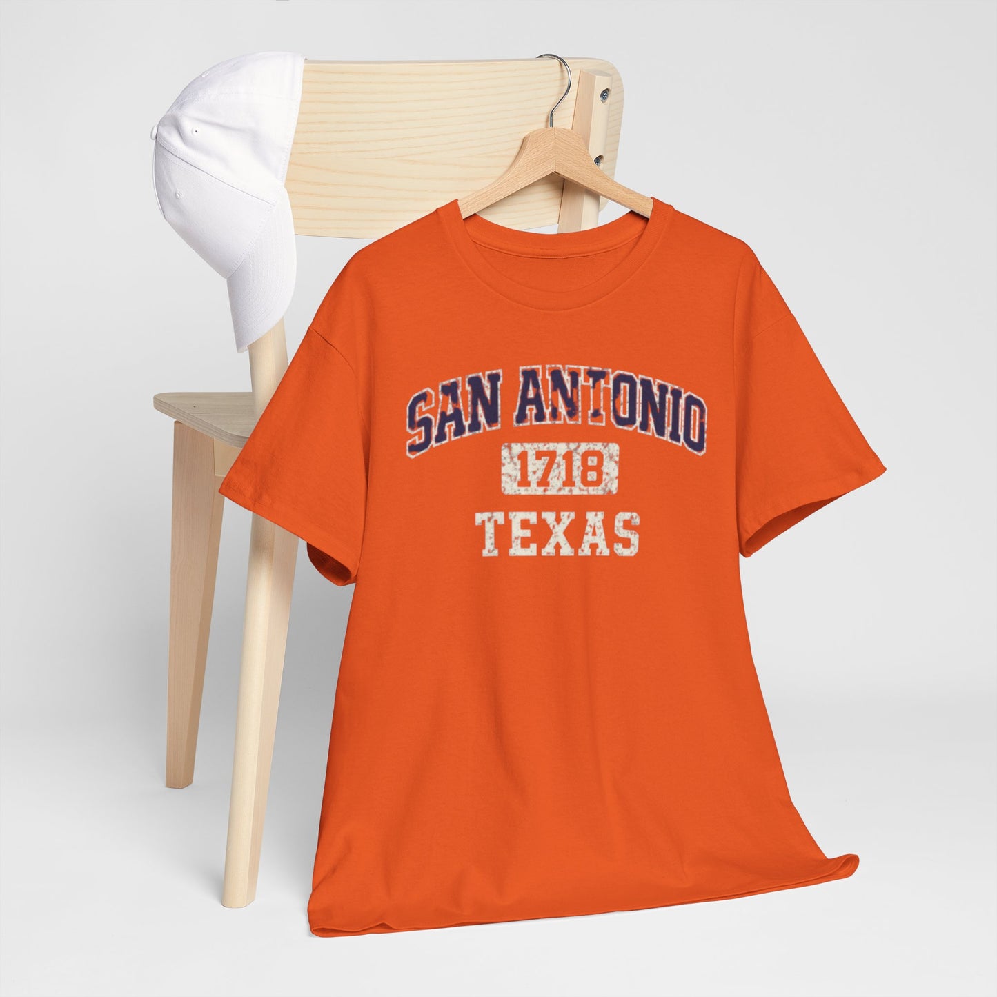 San Antonio 1718 Texas T-Shirt — Vintage Collegiate City  Tee