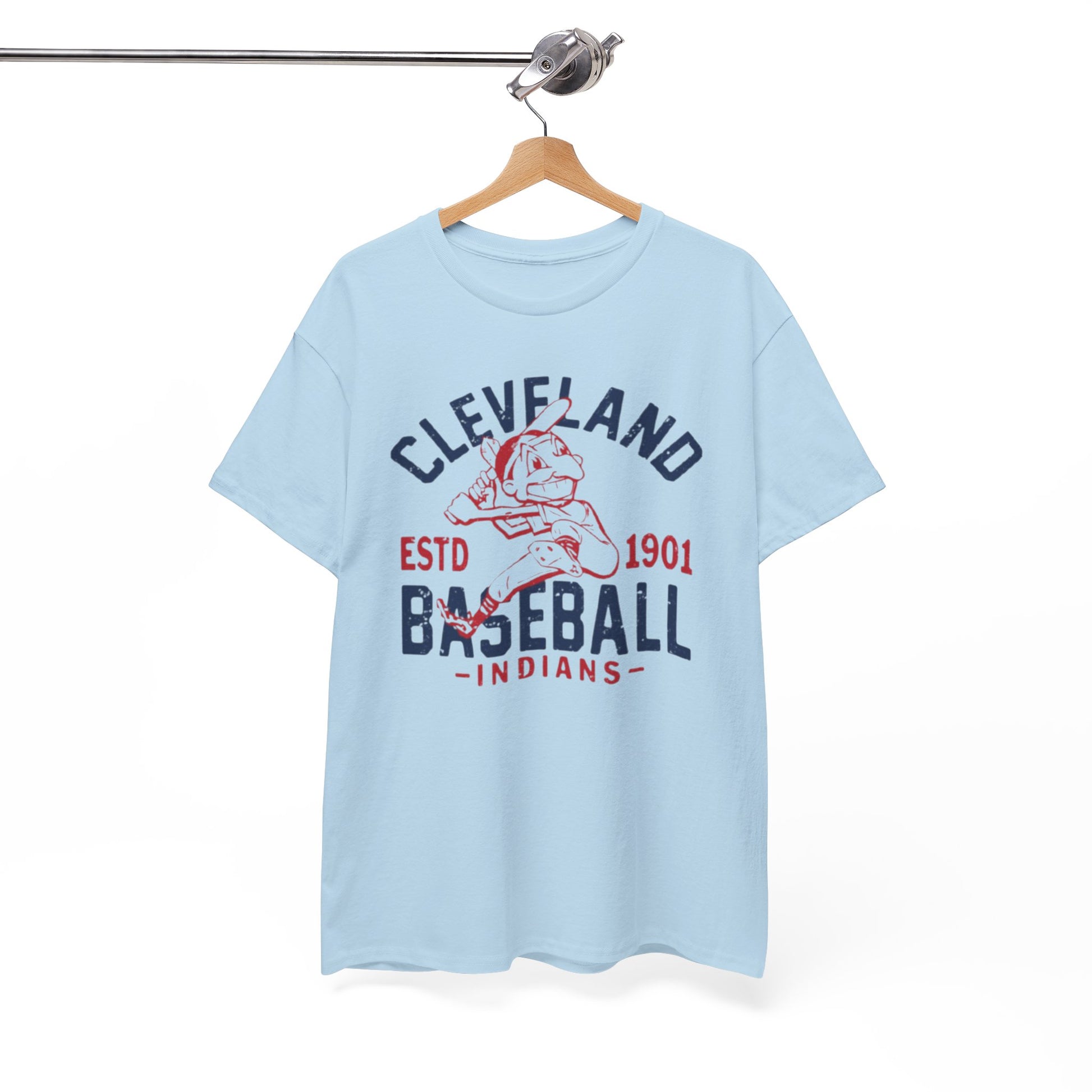 Cleveland Baseball Indians Vintage Logo Tee — Established 1901 Retro Sports T‑Shirt streetwear fashion product image 1