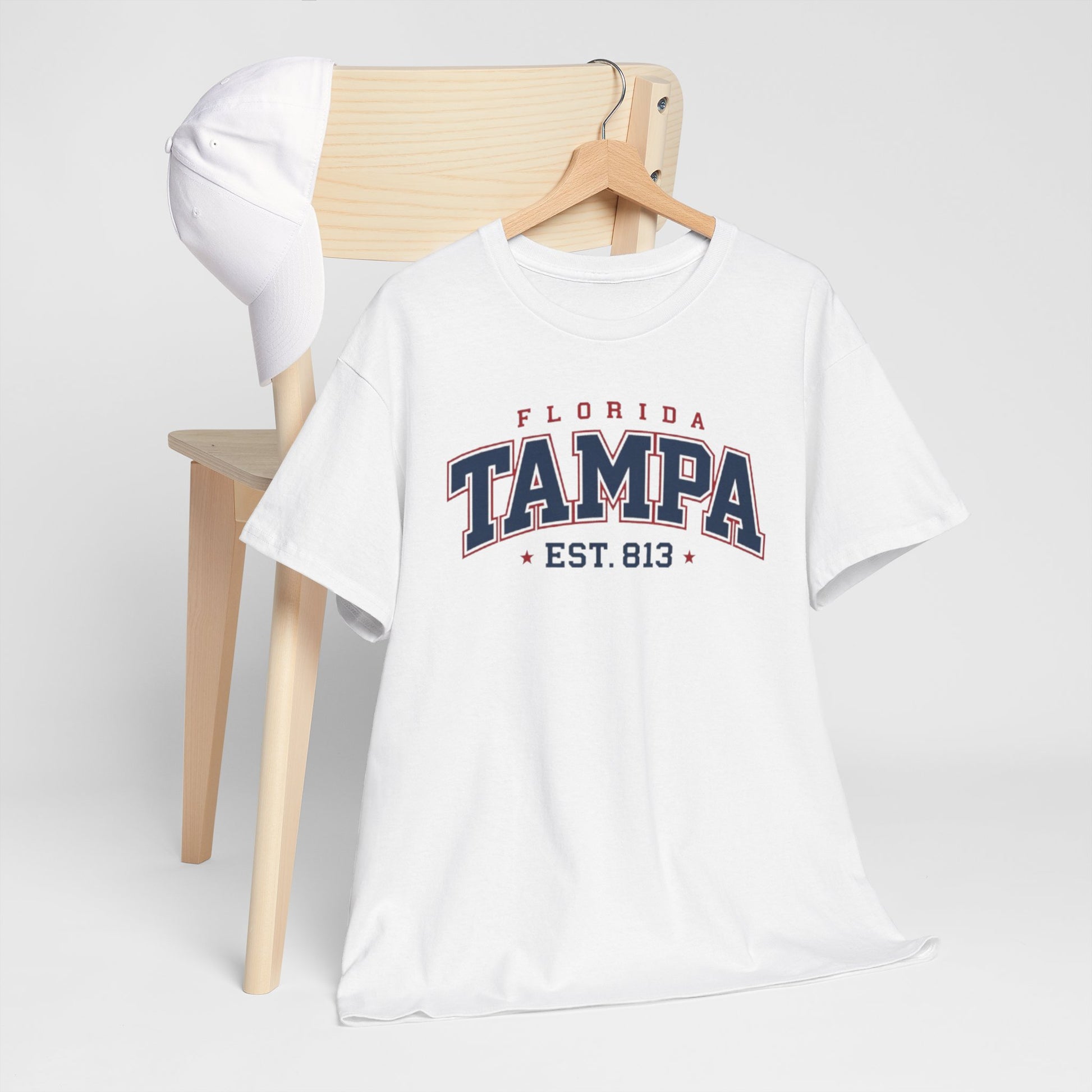Lavender Tampa Florida Vintage College Tee – EST. 813 City Shirt