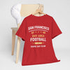 Lavender San Francisco Bay Area Football Tee — "Game Day Club" Vintage Sports Shirt