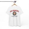 White Smoke City by the Bay San Francisco Sports Heritage T-Shirt – California Urban Graphic Tee