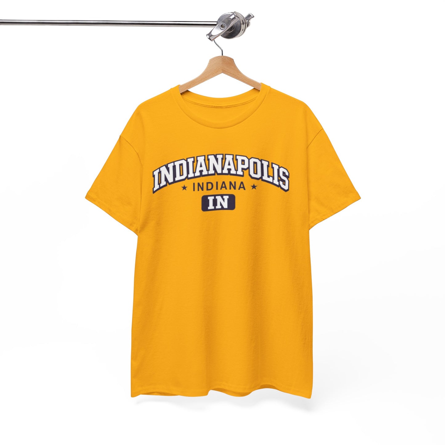 White Smoke Indianapolis Indiana T-Shirt - Collegiate City Tee