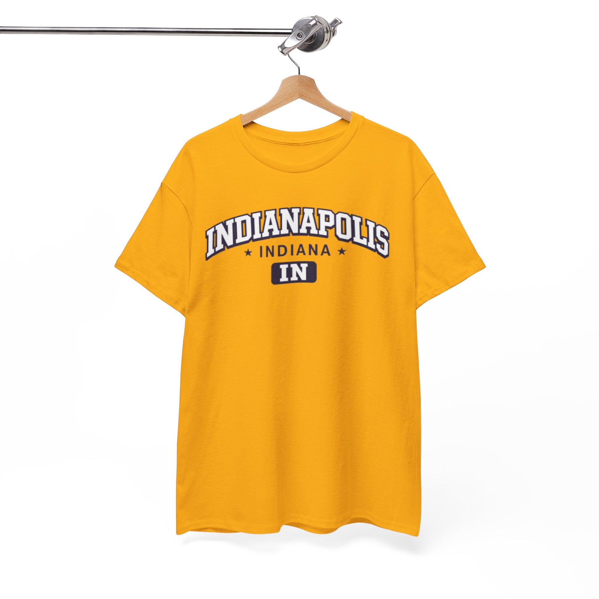 White Smoke Indianapolis Indiana T-Shirt - Collegiate City Tee