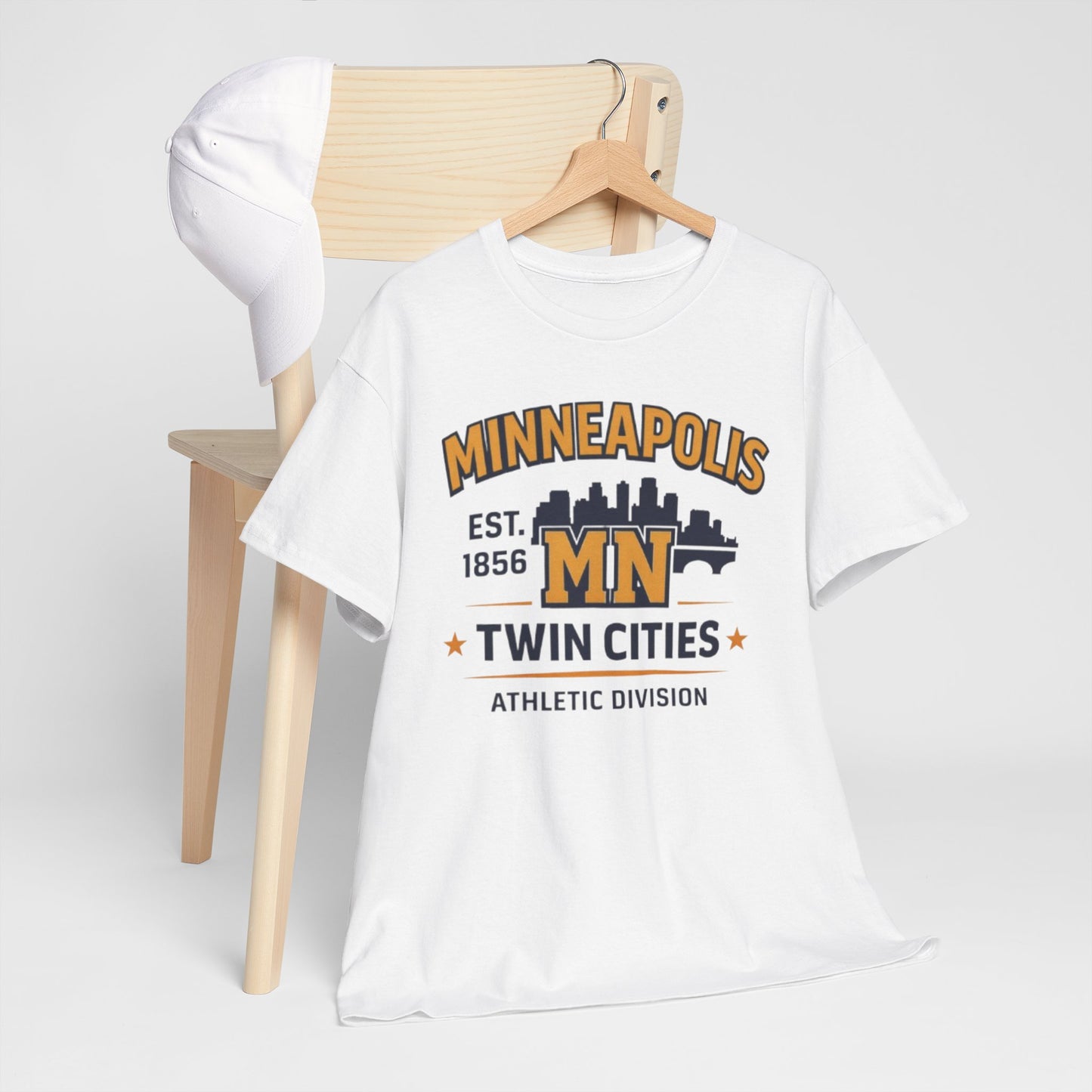 Minneapolis Twin Cities Tee — Athletic Division City Skyline T-Shirt
