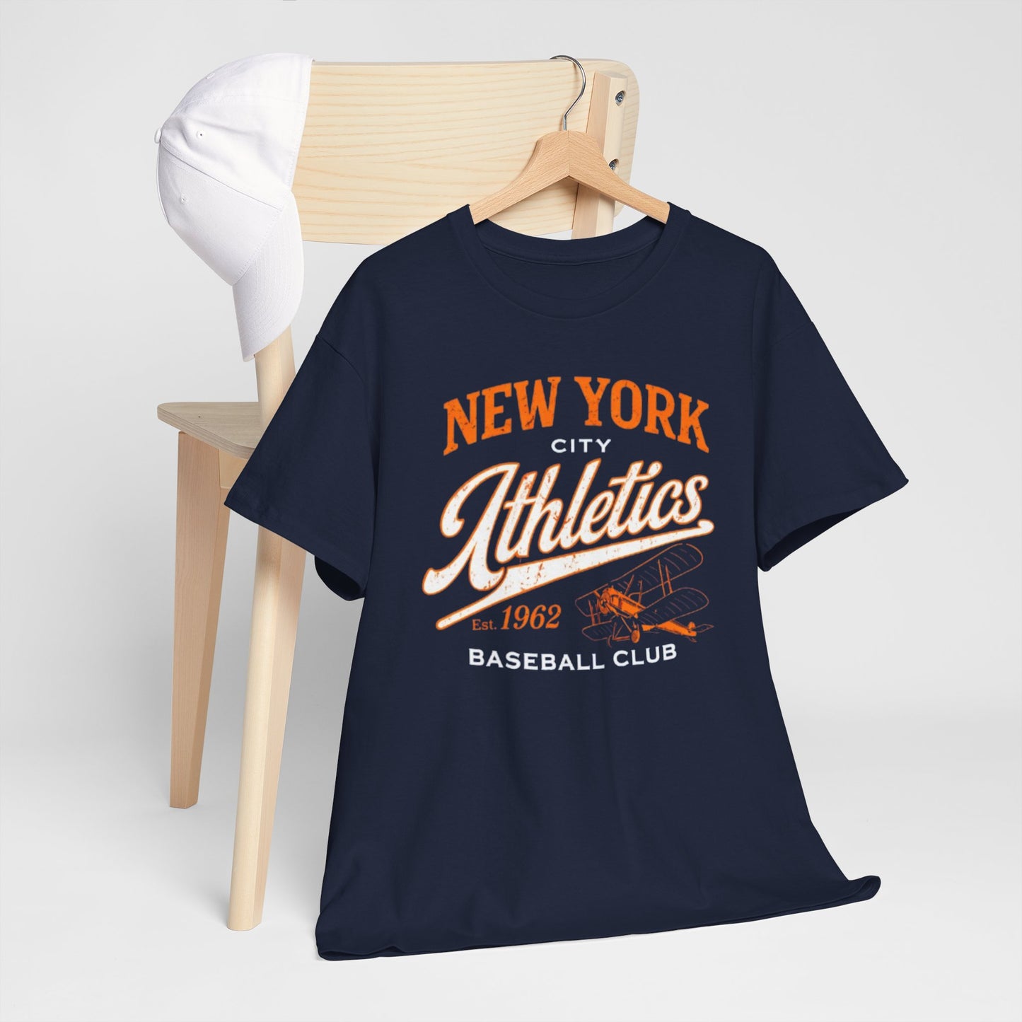 New York City Athletics Baseball Club T-Shirt — Retro 1962 Vintage Sports Tee