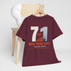Lavender New York City 7 to 1 Skyline Tee — The City That Never Sleeps