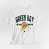 Green Bay Football Helmet Tee – Vintage-style Fan T-Shirt – lightweight game day shirt, breathable comfort wear, image 1.0