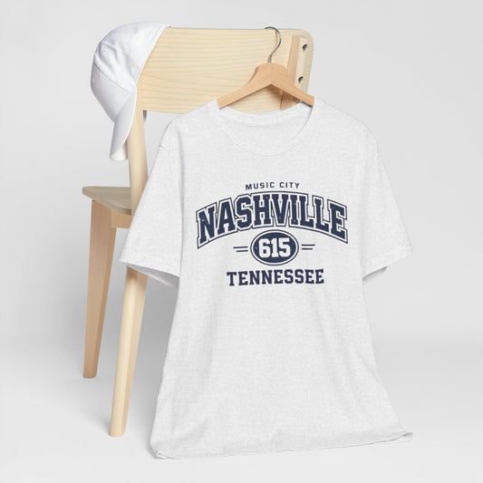 Nashville Tennessee 615 T Shirt Music City Vintage 90s Style