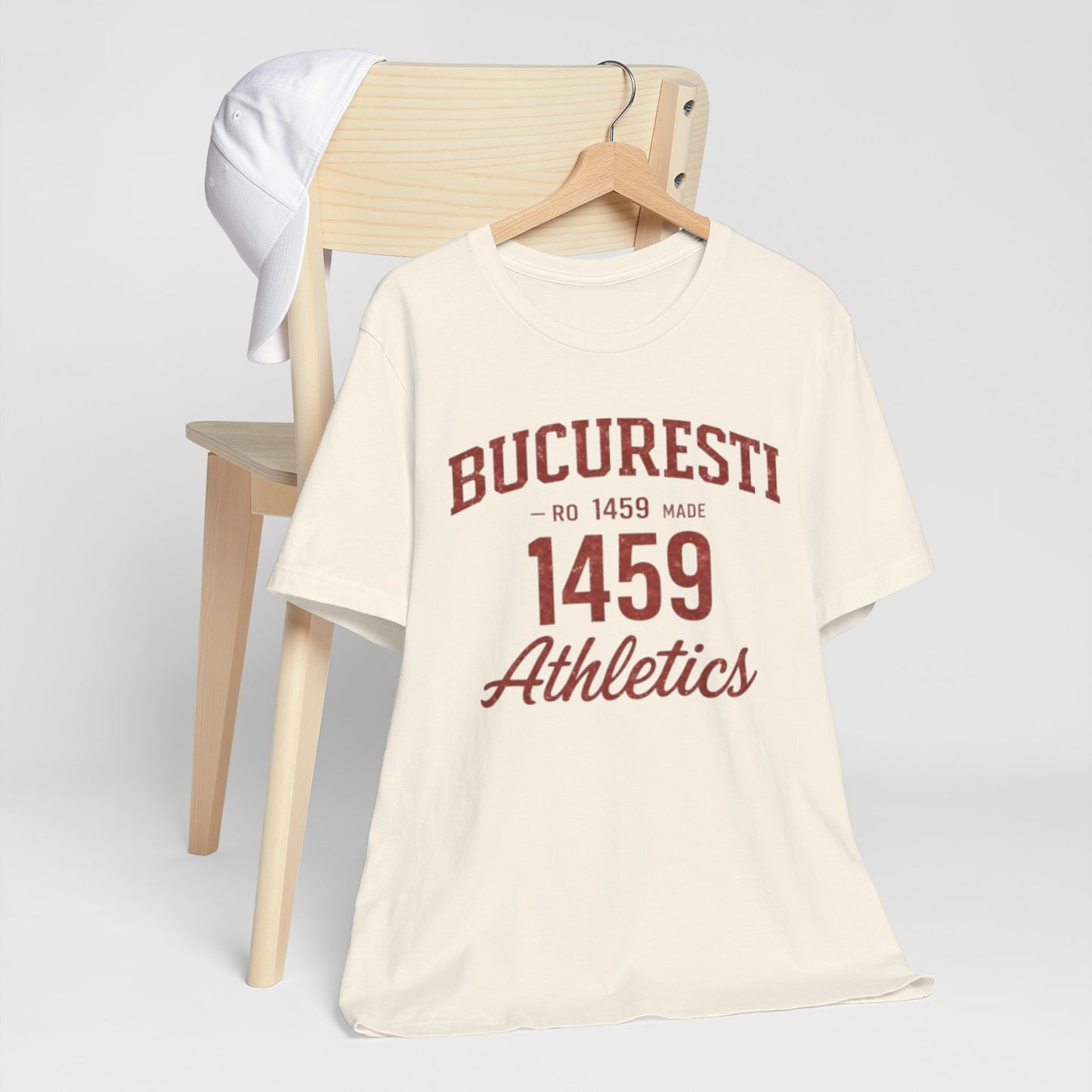 Tricou Atletism București 1459 stil universitar