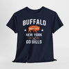 Black Buffalo New York "The Queen City" Go Bills T-Shirt