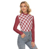 Alabama - Crimson Tide Women's Stretchable Turtleneck Top White varsity sports apparel