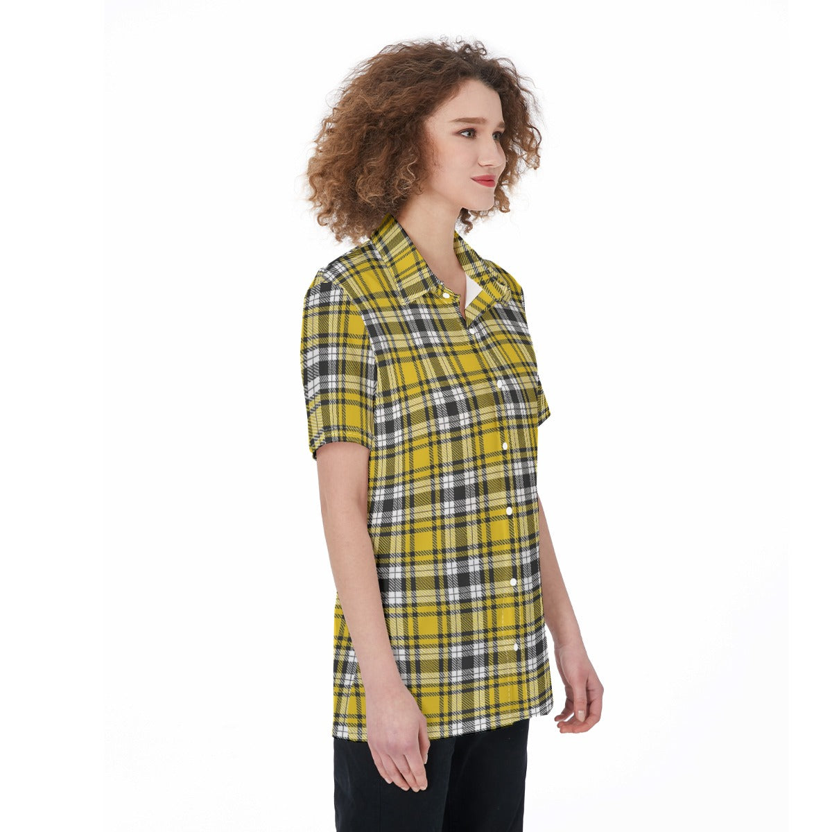kansas jayhawks tartan plaid women shirt women tartan plaid game day fashion