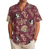 Florida State Seminoles Men's Hawaiian Shirt|150GSM - ACC football apparel varsity sportswear product image 1.0