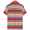 White Smoke San Francisco Football Striped Men’s Polo Shirt – 180GSM Game Day Style