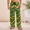 Light Gray Green Bay football zebra Men's Straight pants