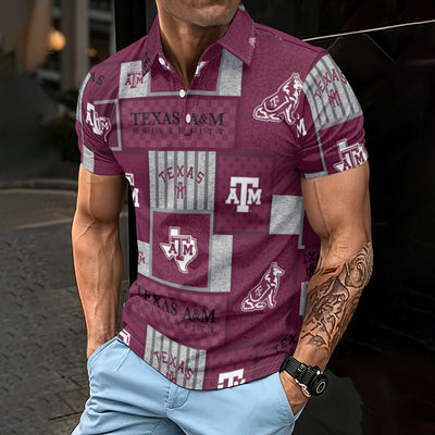 Texas A&M Aggies Men's Polo Shirt - Aggies fan gear varsity sportswear product image 1.0