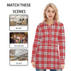 college tartan plaid women shirt women tartan plaid game day fashion