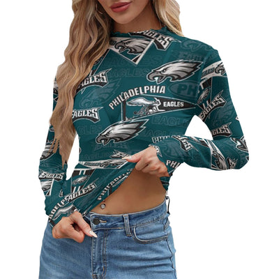 Philadelphia Eagles Women's Mesh T-shirt – casual fan outfit, lightweight game day shirt, image 897