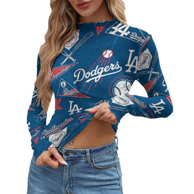 Los Angeles Dodgers Women's Mesh T-shirt los angeles dodgers baseball fan apparel game day outfit