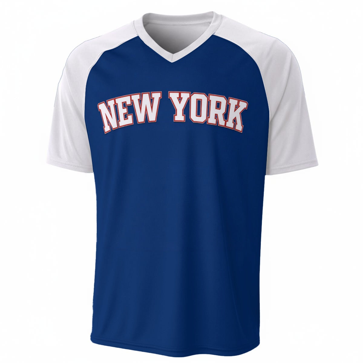 New York football V-Neck Short Sleeve T-Shirt – fan gear, football shirt, image 1.0