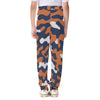 White Smoke Chicago Football Kids Camo Casual Pants – Navy Orange Game Day Youth Sweatpants