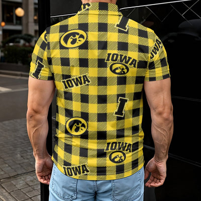 Iowa Hawkeyes Men's Polo Shirt - Big Ten football apparel varsity sportswear product image 2.0