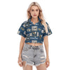Georgia Tech Yellow Jackets Women's Cropped Shirt varsity sportswear product image 1.0