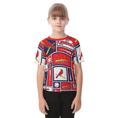 St. Louis Cardinals Kid's Raglan Sleeve T-shirt st louis cardinals baseball fan apparel game day outfit