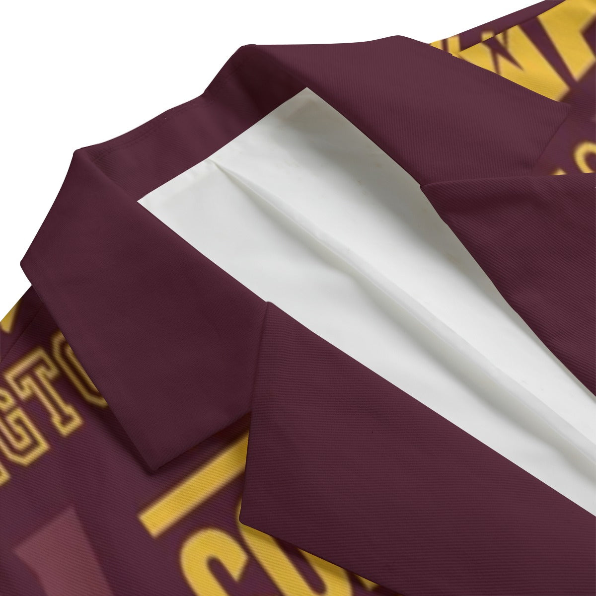 Washington Football Blazer Burgundy Gold Game Day Jacket